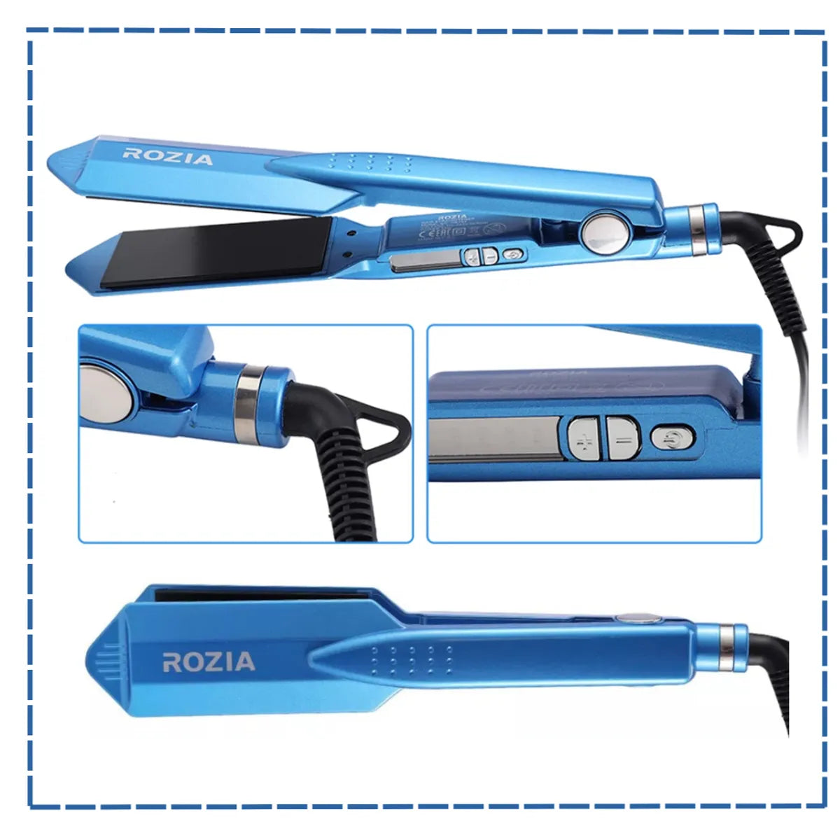 Plancha ROZIA Profesional | Liso Duradero sin Daño